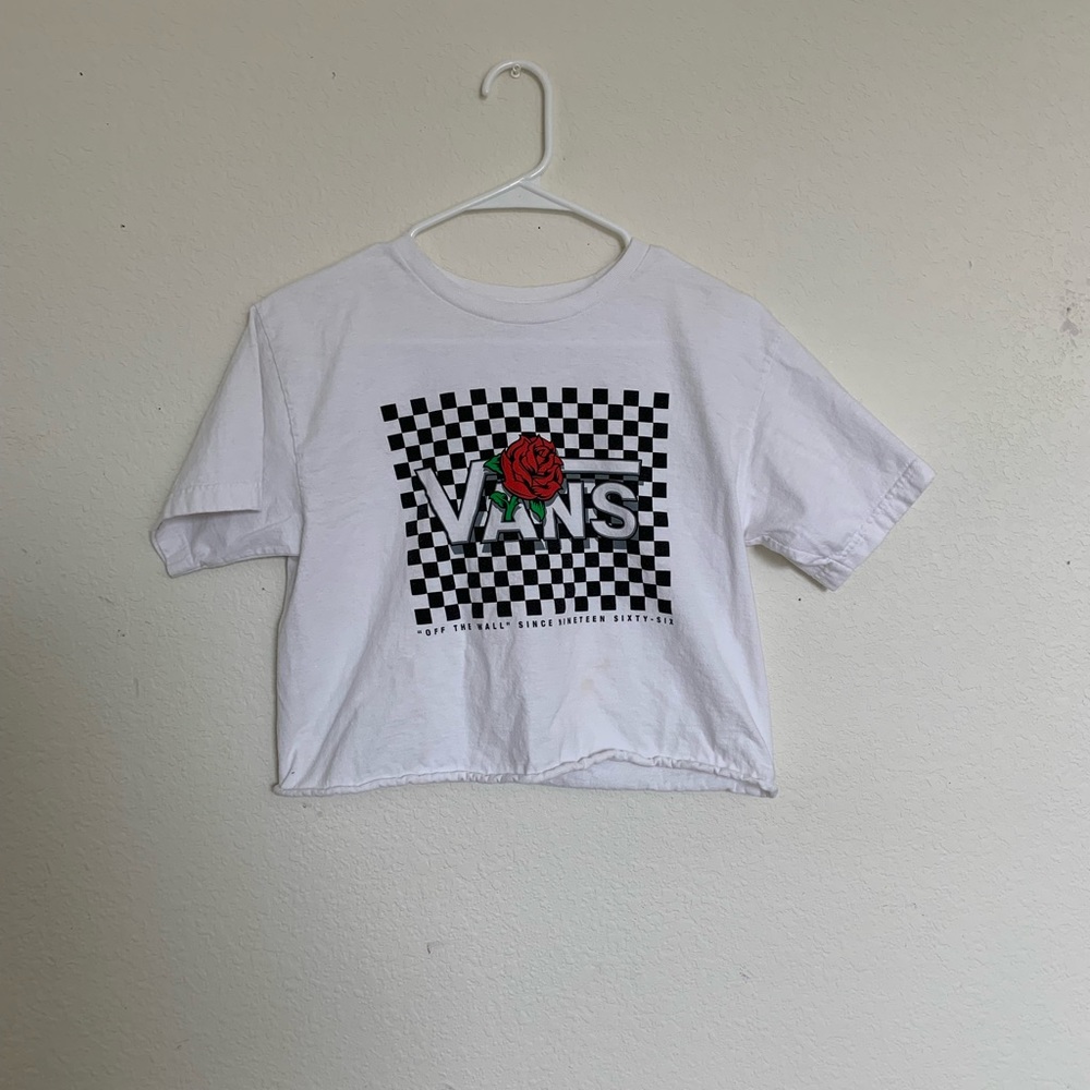 Vans Woman’s small crop top.
